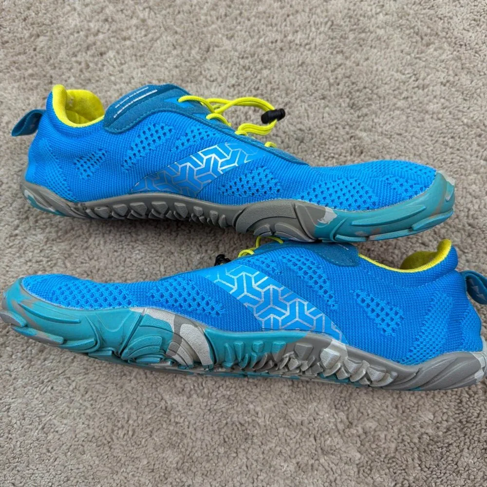 Whitin Barefoot Shoes Mens 11 Blue Water Excursion Hiking Trailrunner Wide Toe - Picture 6 of 8